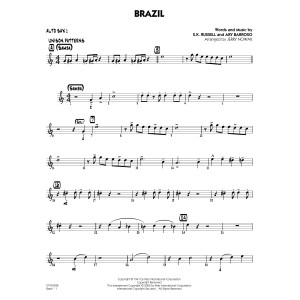 Brazil (arr. Jerry Nowak) - Alto Sax 1