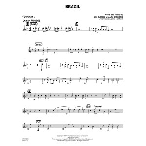 Brazil (arr. Jerry Nowak) - Tenor Sax 1