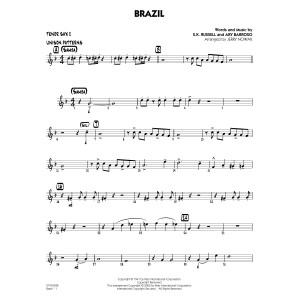 Brazil (arr. Jerry Nowak) - Tenor Sax 2