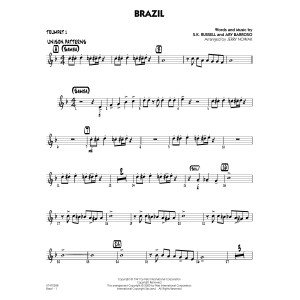 Brazil (arr. Jerry Nowak) - Trumpet 1