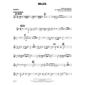 Brazil (arr. Jerry Nowak) - Trumpet 2