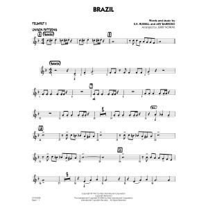 Brazil (arr. Jerry Nowak) - Trumpet 3