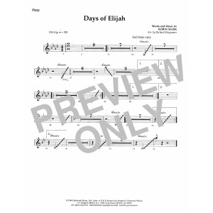 Days of Elijah (arr. Richard Kingsmore) - Harp