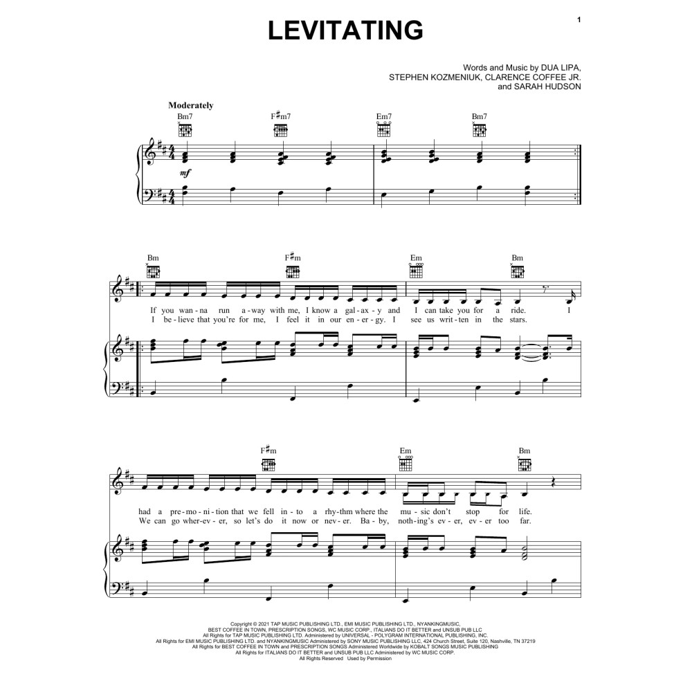 Levitating