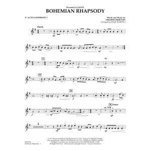 Bohemian Rhapsody (arr. Paul Murtha) - Eb Alto Saxophone 2