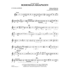 Bohemian Rhapsody (arr. Paul Murtha) - Bb Tenor Saxophone