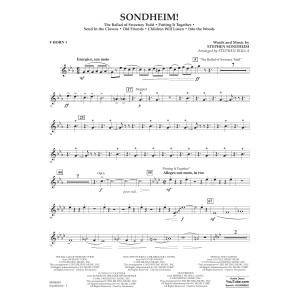 Sondheim! (arr. Stephen Bulla) - F Horn 1
