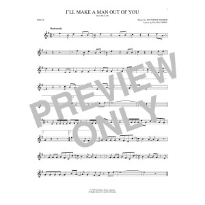 I'll Make A Man Out Of You (from Mulan)
