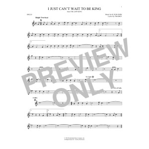 I Just Can't Wait To Be King (from The Lion King)