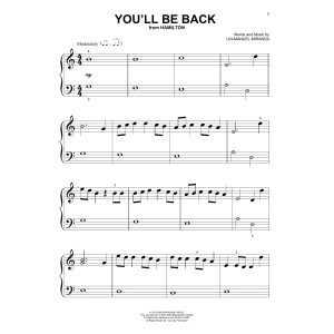 You'll Be Back (from Hamilton)