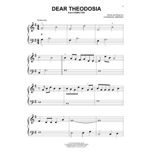 Dear Theodosia (from Hamilton)