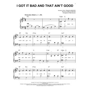 I Got It Bad And That Ain't Good (arr. Phillip Keveren)