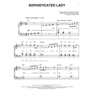 Sophisticated Lady (arr. Phillip Keveren)