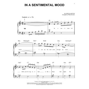 In A Sentimental Mood (arr. Phillip Keveren)