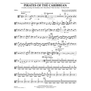 Pirates of the Caribbean (Medley) (arr. Ted Ricketts) - Viola