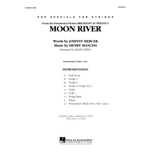 Moon River (from Breakfast at Tiffany's) (arr. Blake Neely) - Full Score
