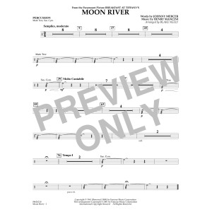 Moon River (from Breakfast at Tiffany's) (arr. Blake Neely) - Percussion