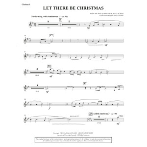 Let There Be Christmas (Full Orchestra) - Bb Clarinet 1