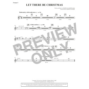 Let There Be Christmas (Full Orchestra) - Bb Trumpet 1