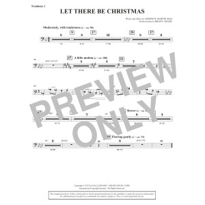 Let There Be Christmas (Full Orchestra) - Trombone 1