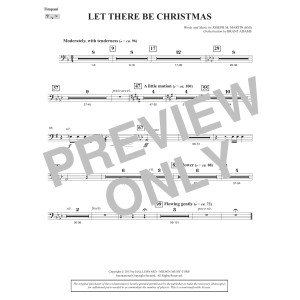 Let There Be Christmas (Full Orchestra) - Timpani