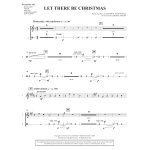 Let There Be Christmas (Full Orchestra) - Percussion 1 & 2