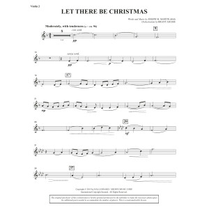 Let There Be Christmas (Full Orchestra) - Violin 2
