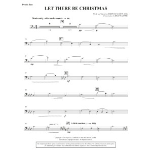 Let There Be Christmas (Full Orchestra) - Double Bass