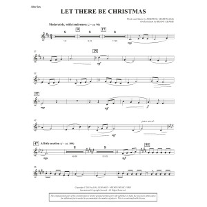 Let There Be Christmas (Full Orchestra) - Alto Sax