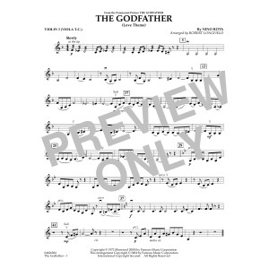 The Godfather (Love Theme) (arr. Robert Longfield) - Violin 3 (Viola T.C.)