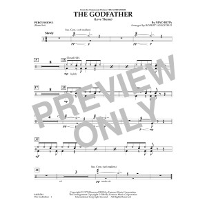 The Godfather (Love Theme) (arr. Robert Longfield) - Percussion 1