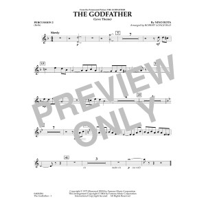 The Godfather (Love Theme) (arr. Robert Longfield) - Percussion 2