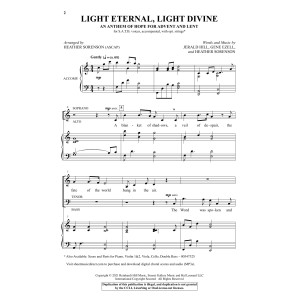 Light Eternal, Light Divine (An Anthem Of Hope For Advent And Lent)