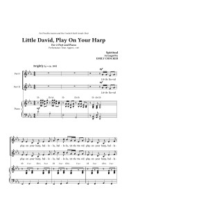 Little David, Play On Your Harp (arr. Emily Crocker)