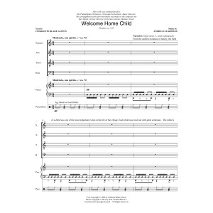 Welcome Home Child - Score