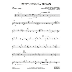 Sweet Georgia Brown (arr. Paul Murtha) - Pt.1 - Bb Clarinet/Bb Trumpet