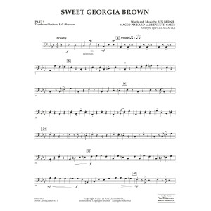 Sweet Georgia Brown (arr. Paul Murtha) - Pt.5 - Trombone/Bar. B.C./Bsn.