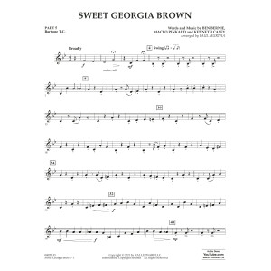 Sweet Georgia Brown (arr. Paul Murtha) - Pt.5 - Baritone T.C.