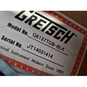 Gretsch G6137TCB Black Panther 2014 Center-Block