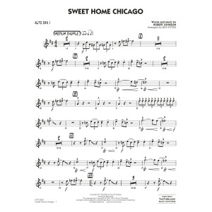 Sweet Home Chicago (arr. Rick Stitzel) - Alto Sax 1
