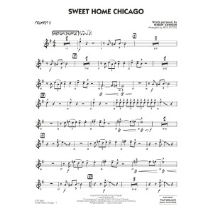 Sweet Home Chicago (arr. Rick Stitzel) - Trumpet 2