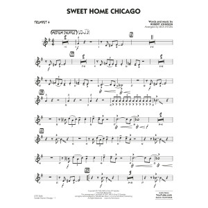 Sweet Home Chicago (arr. Rick Stitzel) - Trumpet 4