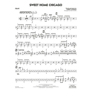 Sweet Home Chicago (arr. Rick Stitzel) - Drums