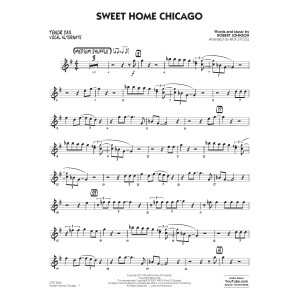 Sweet Home Chicago (arr. Rick Stitzel) - Tenor Sax Solo (Vocal Alt)