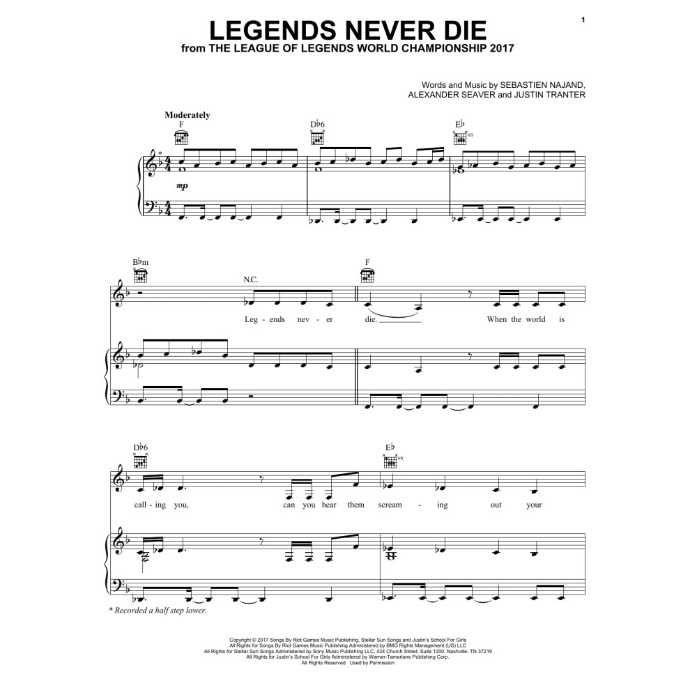 Legends Never Die (feat. Against The Current)