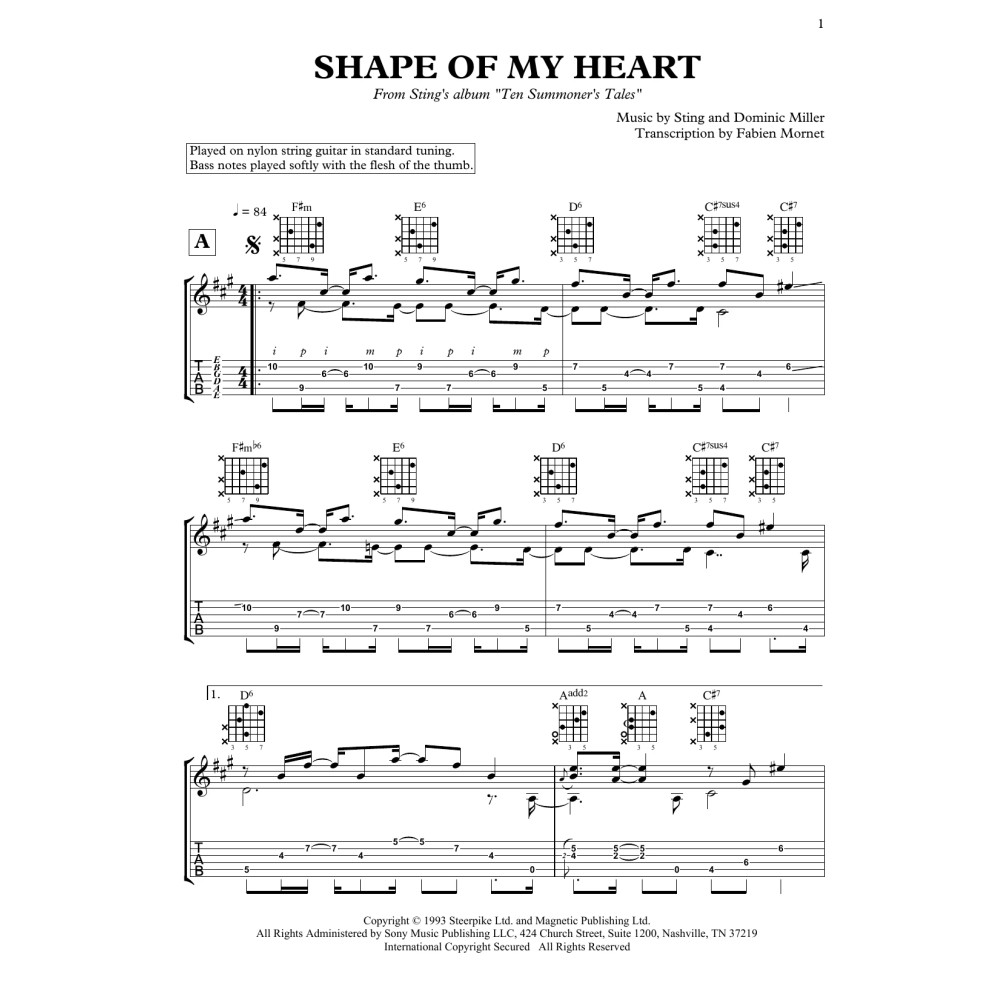 Shape Of My Heart
