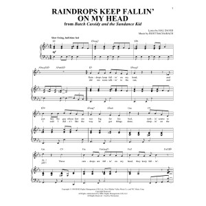 Raindrops Keep Fallin' On My Head (from Butch Cassidy And The Sundance Kid)