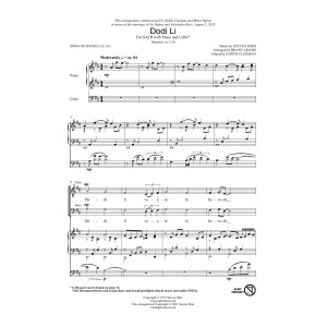 Dodi Li (arr. Brant Adams)