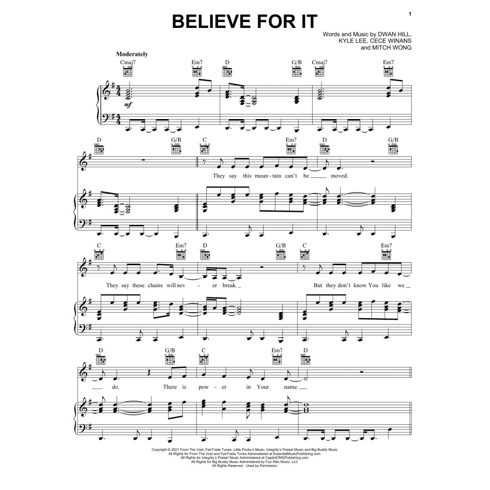 Believe For It