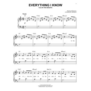 Everything I Know (from In The Heights: The Musical)